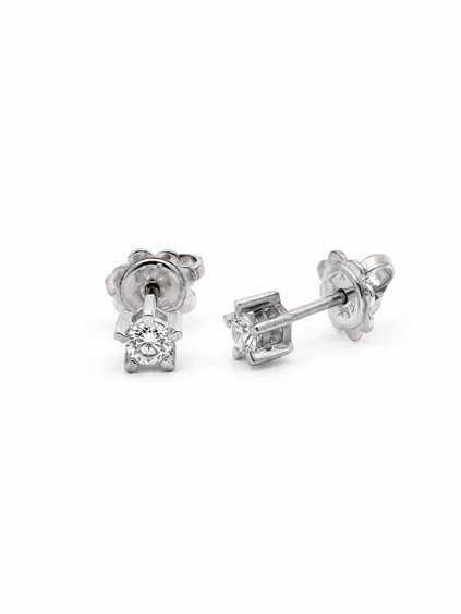 Pendientes Cianfrone Gioielli Mujer in Oro blanco Diamante 0.30 Ct OROR-2-198 - OROR-2-198